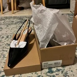 Steve Madden | Shoes | Steve Madden Kari Black Patent Size 8